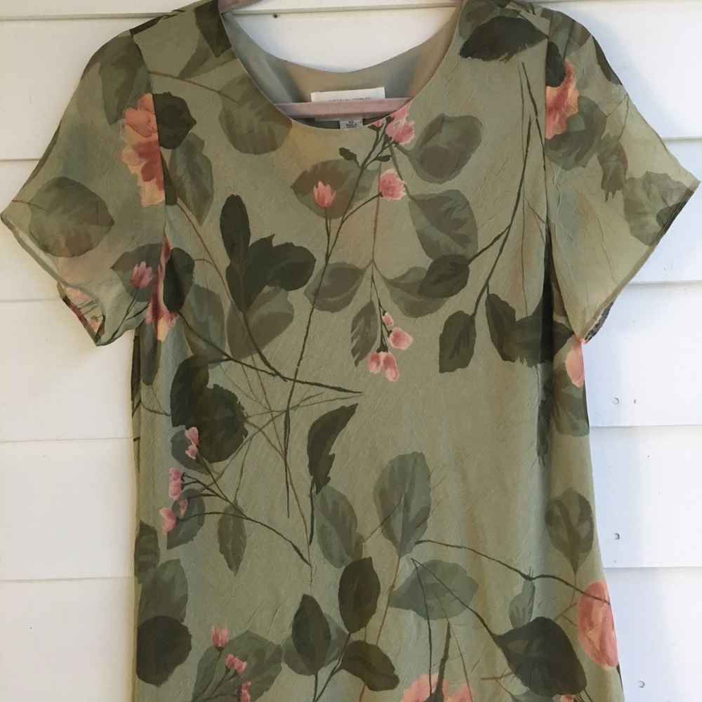 Olive green dress