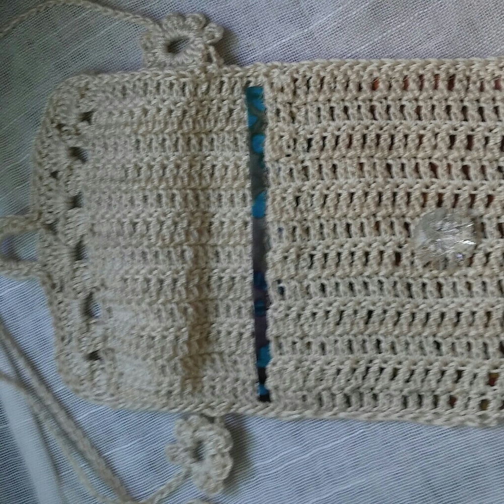 Reversible Crochet Mini-Purse - Picture 3 of 4