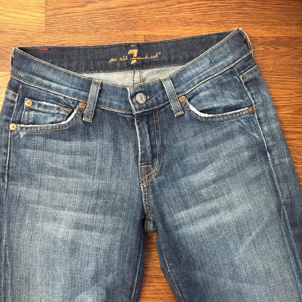 7 for All Mankind Bootleg Jeans 28w, 32 inseam