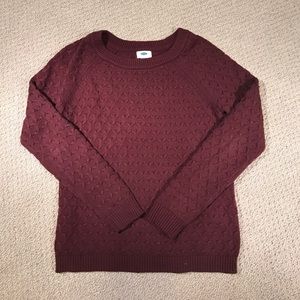 Old navy cable knit sweater. Old navy cable knit sweater.