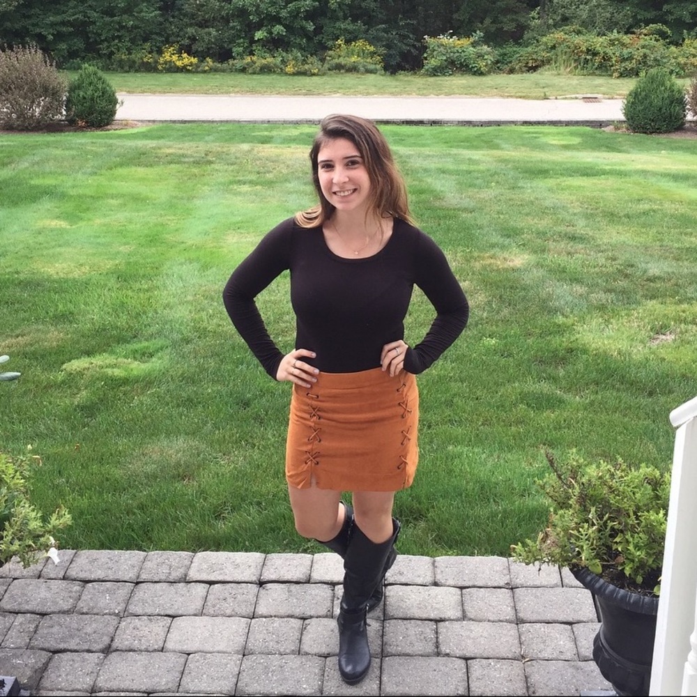 Lace Up Skirt (available in 3 colors)