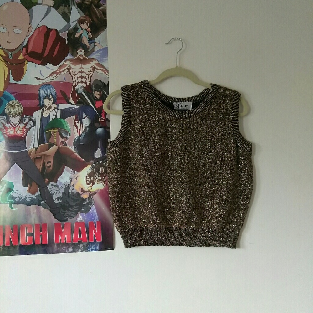 Shimmering Sleeveless Top