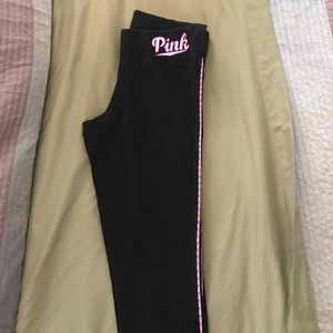 Pink yoga leggings