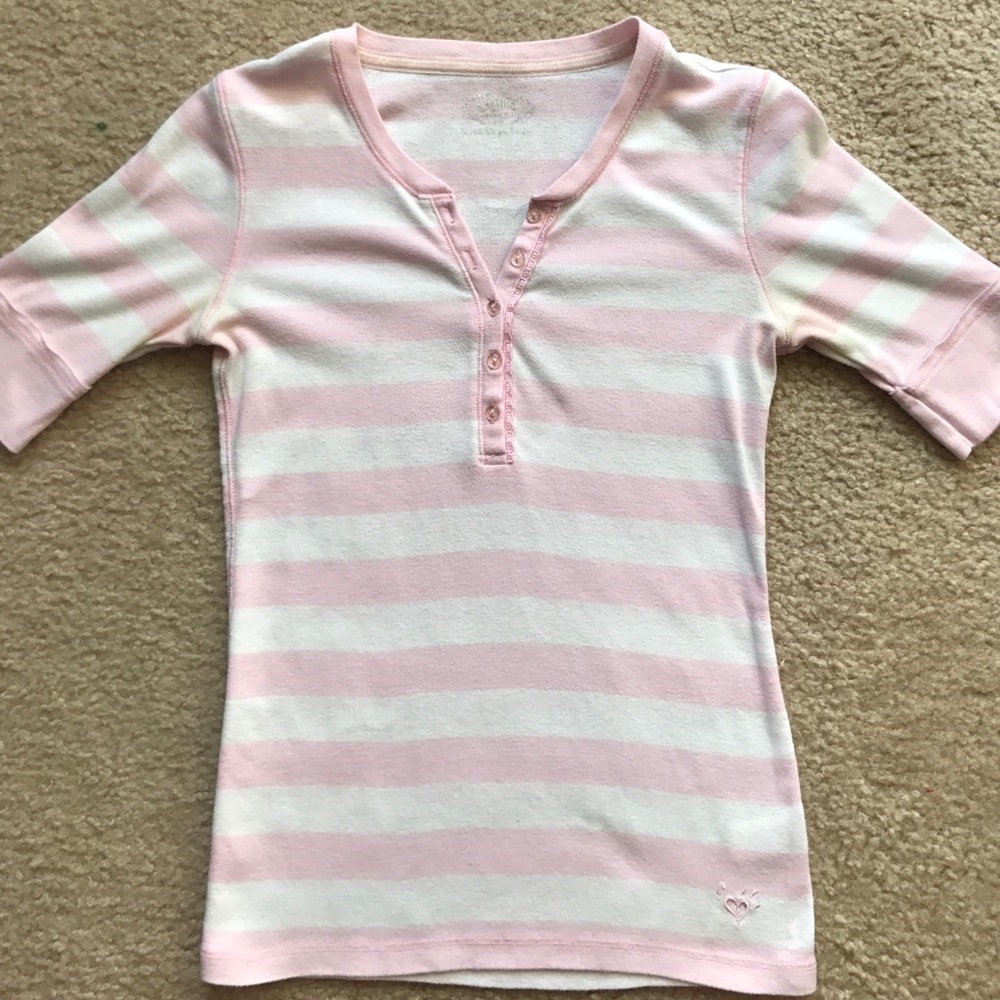 Justice Striped Top Size M 12