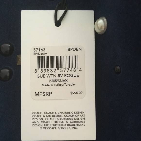 Coach Western Rivets Rogue - Picture 3 of 8