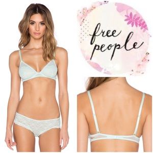 Free People Sweetheart Triangle Lace Bra