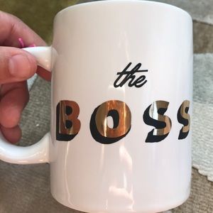 NWT: "The Boss" coffee cup