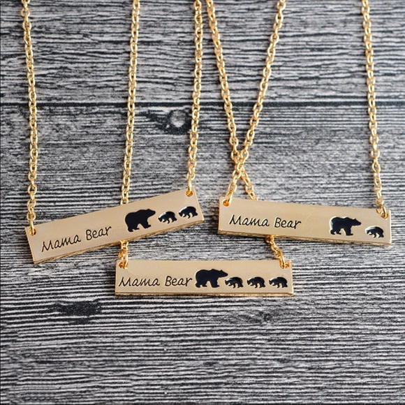 Mama Bear & Cubs Necklace - Picture 4 of 4