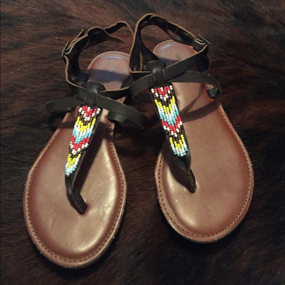Beaded sandals