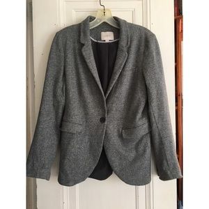 LOFT Gray Flannel Blazer - 4