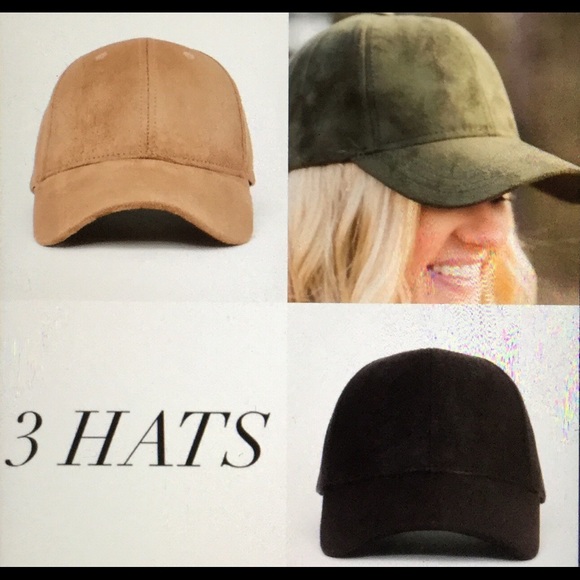 SOLD black Vegan Suede Cap final drop in $ - Picture 4 of 4