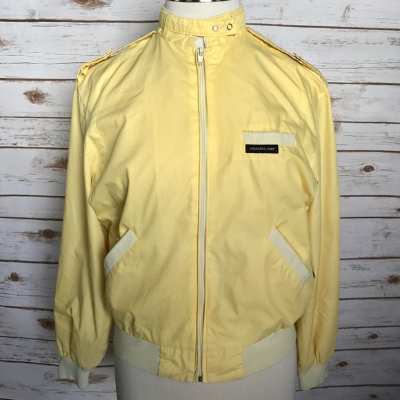 members only yellow jacket