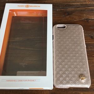 Tory burch rose gold iPhone 6, 6s, 7 case