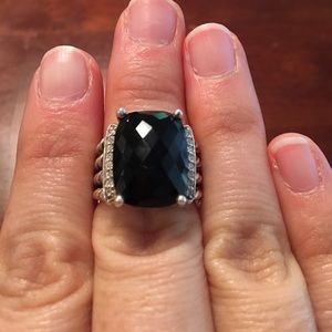 David Yurman Wheaton Black Onyx ring.