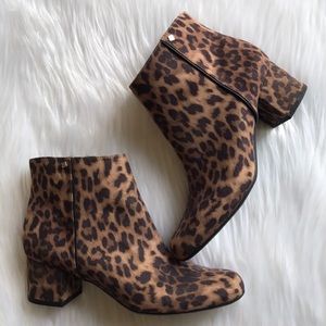 Sam &Libby Leopard Booties