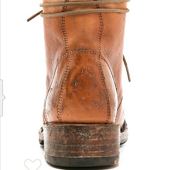 FreeBird Dip Dye Brown Combat Boots - Picture 2 of 8