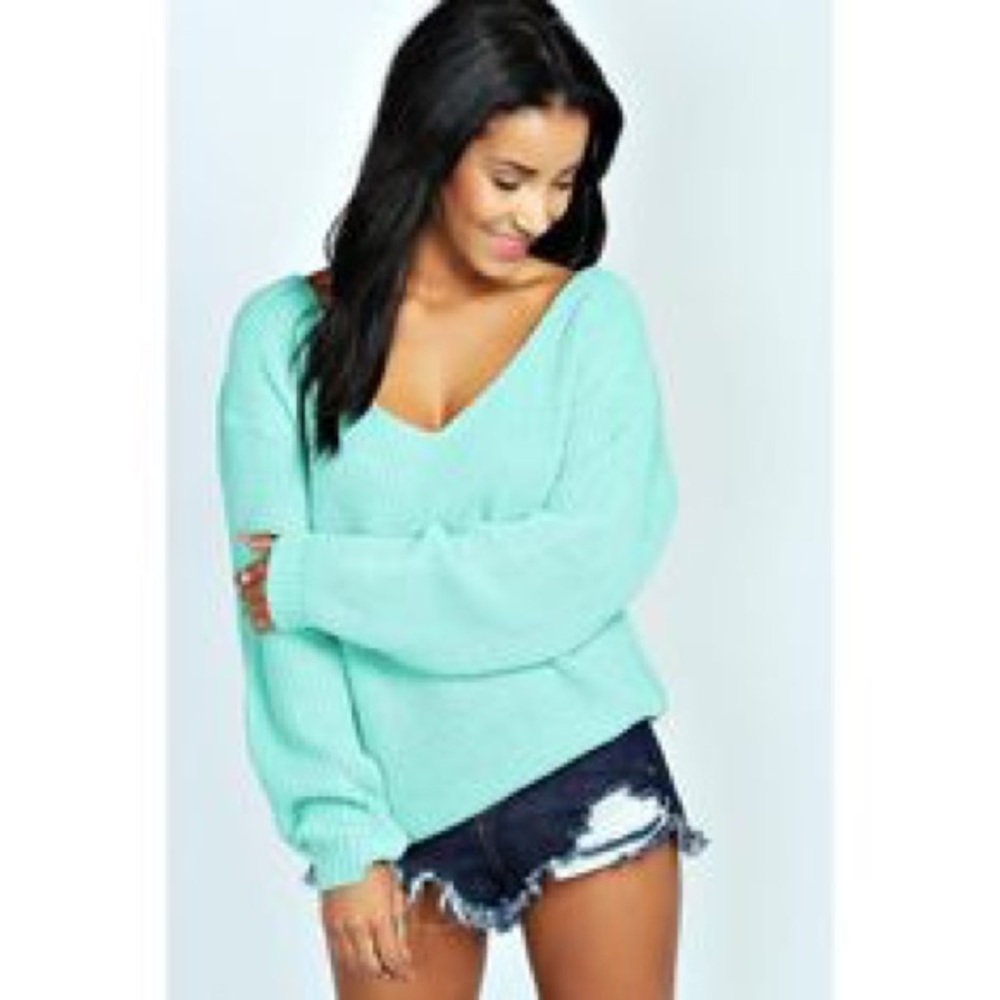Boohoo chunky knit sweater