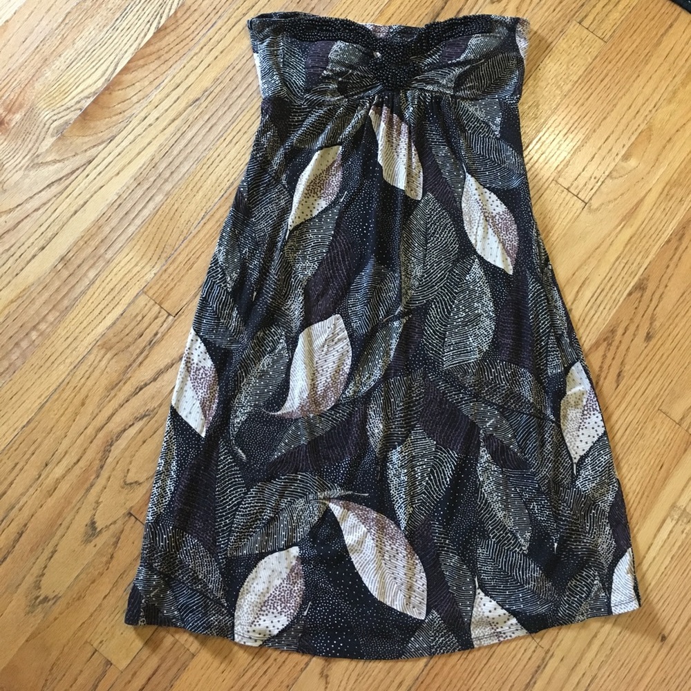 Strapless cocktail dress