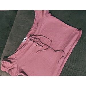 Peach Charlotte Russe crop top