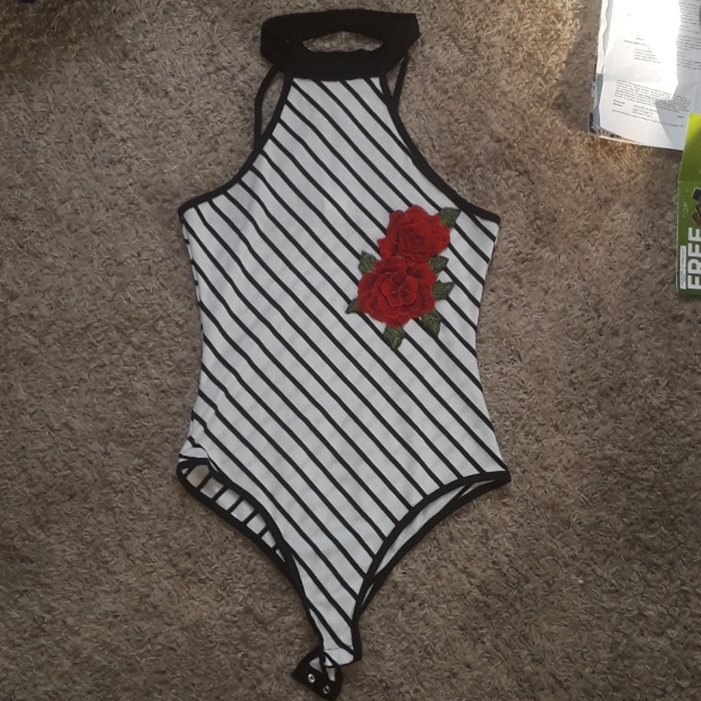 Largr onsie halter top