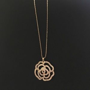 Kate Spade rose garden pave necklace🌹summer 2017