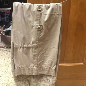 Loft wide leg cargos