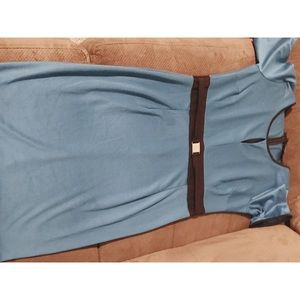 Kardashian collection turquoise dress