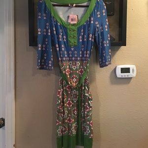 Juicy Couture "Squash Jackie Print" Dress