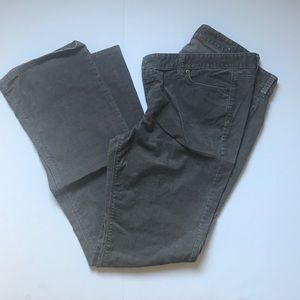 LOFT Grey Modern Bootcut Cords.  Size 14