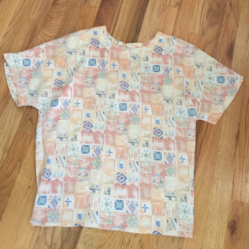 Vintage top- with shoulder pads!!