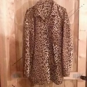 Leopard print jacket