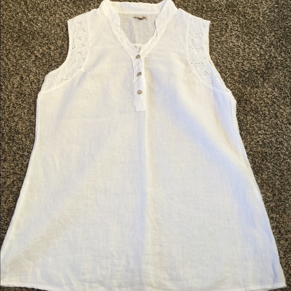 100 % Linen tank. Made in Italy 🇮🇹