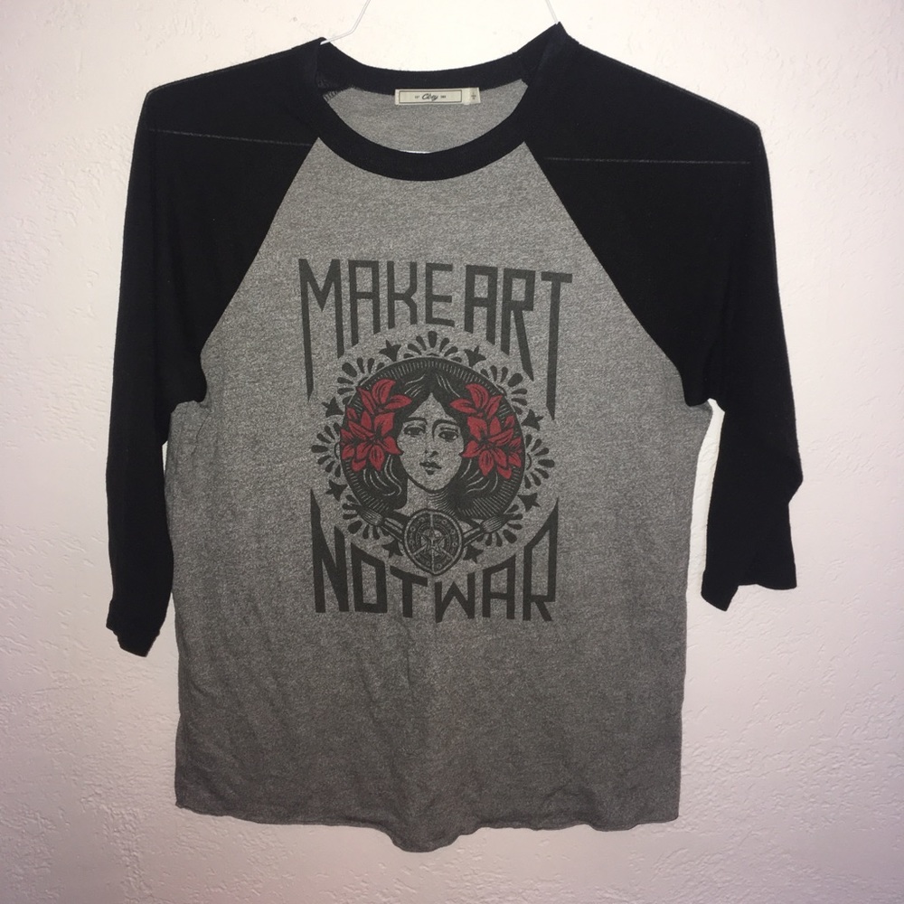 Obey Make Art Not War Tee