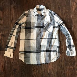 Black and white flannel just in time for fall!