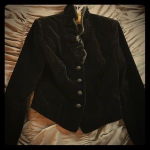 Vintage Black Velvet Jacket