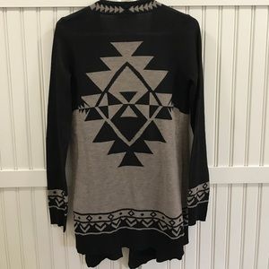 staccato Sweaters - Women’s Aztec Print Cardigan staccato Sweaters - Women’s Aztec Print Cardigan