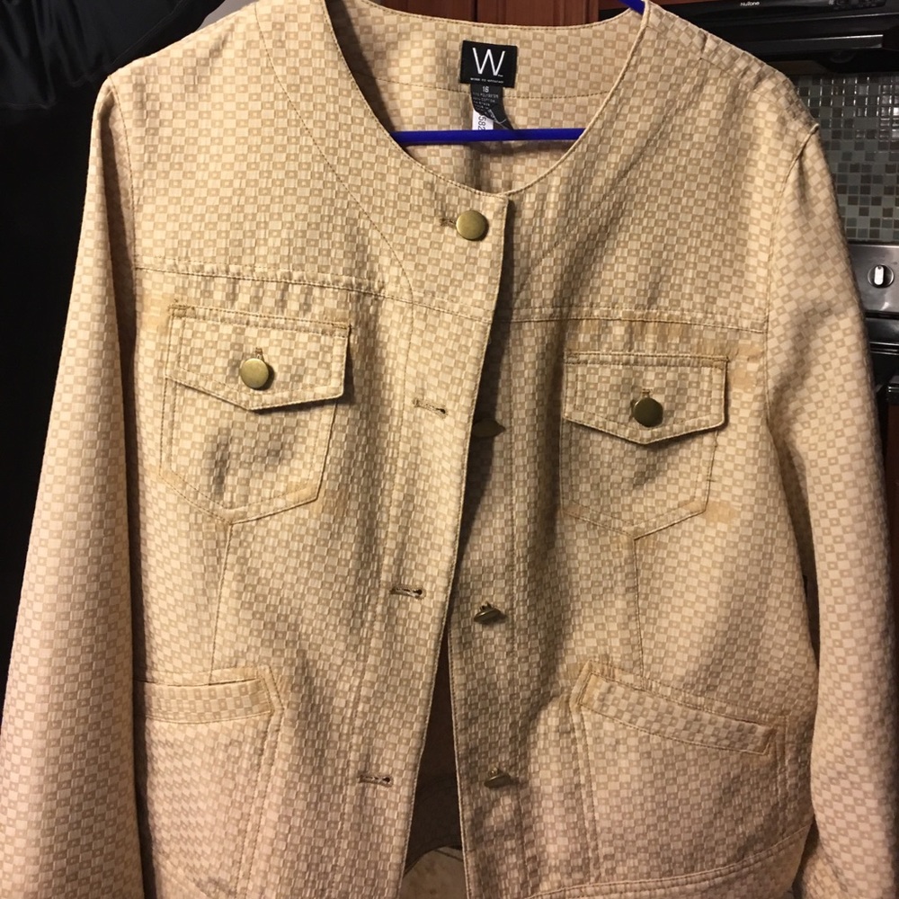 Work-to-weekend Size 16 Skirt and Jacket Set NWOT