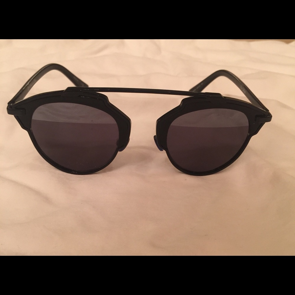 Dior So Real Sunglasses Black 48mm