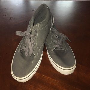 Youth size 6 grey canvas vans