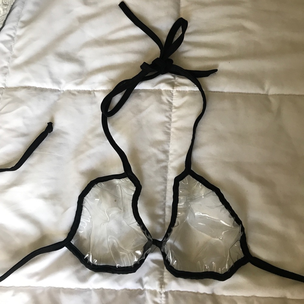 Clear festival bra