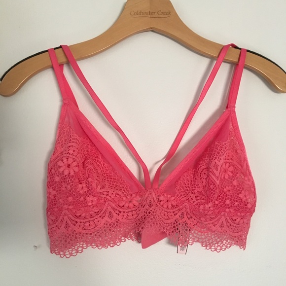 VS Coral Strappy Lace Bralette - Picture 2 of 5