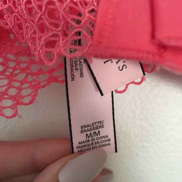 VS Coral Strappy Lace Bralette - Picture 5 of 5
