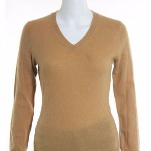 Isaac Mizrahi Cashmere V-Neck Long-Sleeve Sweater