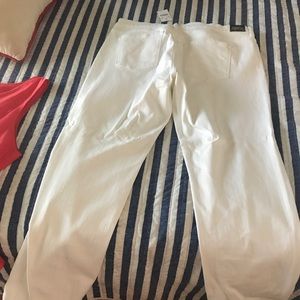 Jcrew Factory cropped white/cream  jeans