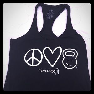 Peace love world workout tank