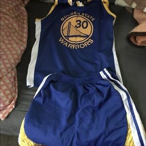 Stephen curry youth jersey set