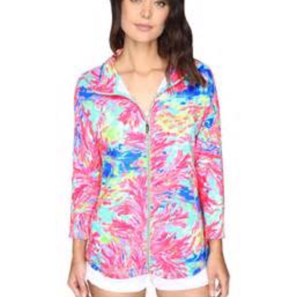 Lilly Pulitzer NWT DeeDee Jacket small Christmas