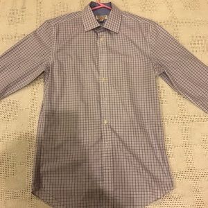 Morona purple and white button down.