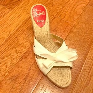 Christian Louboutin wedge sandals