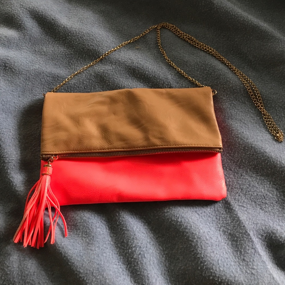 Brand new Bright peach/orange purse!